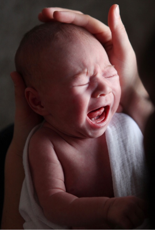 It takes time to calm a crying baby.