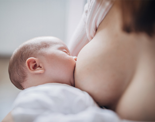 A proper latch will make breastfeeding more comfortable.